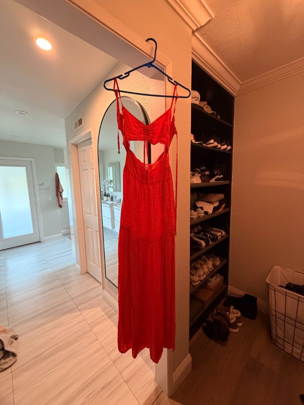l*space Orange Cutout Maxi Dress - Picture 2 of 2